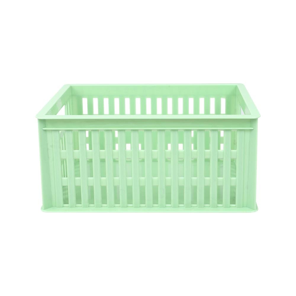 กล่องซ้อนได้ ME LIVING 591-1 16X24X11 ซม. สีเขียว