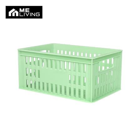 กล่องซ้อนได้ ME LIVING 591-1 16X24X11 ซม. สีเขียว_0