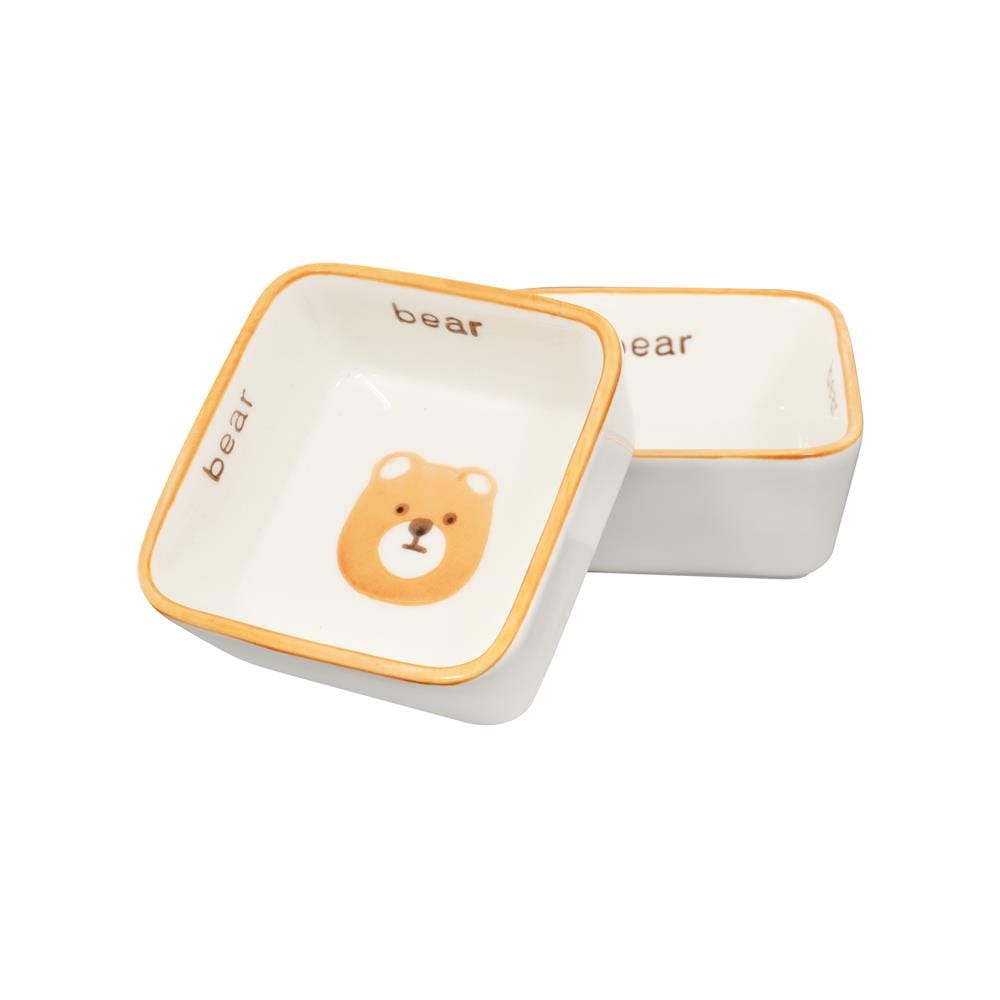 ชุด PORCELAIN KECH ORANGE BEAR แพ็ก 6 ชิ้น