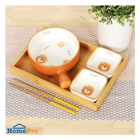 ชุด PORCELAIN KECH ORANGE BEAR แพ็ก 6 ชิ้น_7