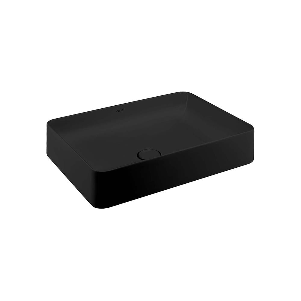 อ่างล้างหน้าวางบนเคาน์เตอร์ COTTO C00342MBK สีดำ