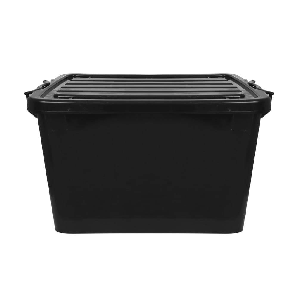 กล่องเก็บของ AB ME LIVING 51x72x41 ซม. 110 ลิตร สีดำ