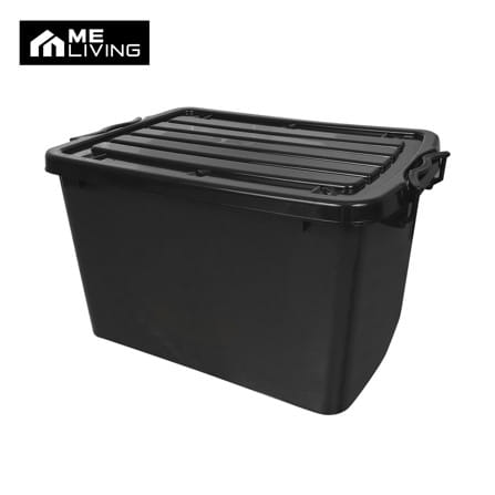 กล่องเก็บของ AB ME LIVING 51x72x41 ซม. 110 ลิตร สีดำ