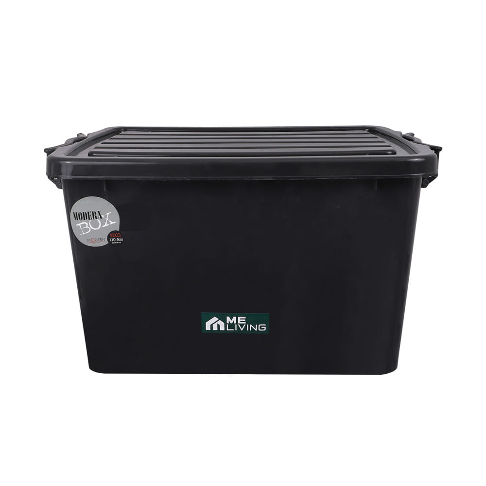 กล่องเก็บของ AB ME LIVING JUMBO- BK 165 ลิตร สีดำ