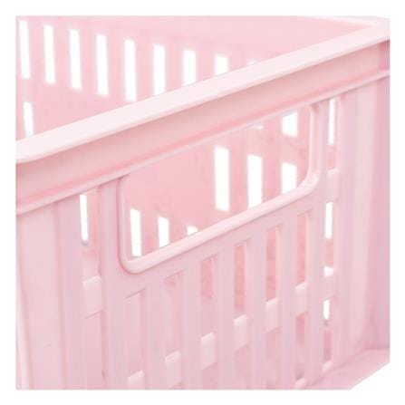 กล่องซ้อนได้ ME LIVING 591-1 16X24X11 ซม. สีชมพู_2