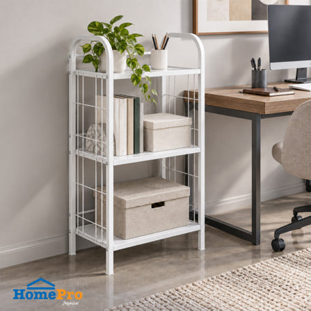 ชั้นวางของ 3 ชั้น STACKO AMAS 44x30.5x91.5 ซม. สีข...