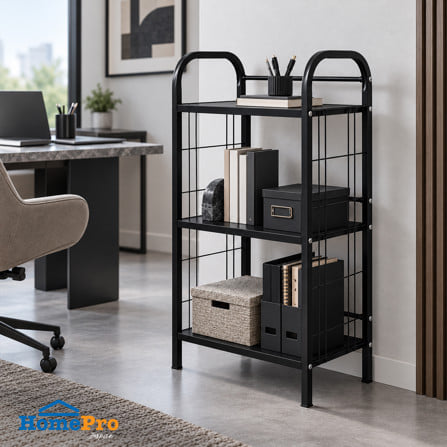 ชั้นวางของ 3 ชั้น STACKO AMAS 44x30.5x91.5 ซม. สีด...
