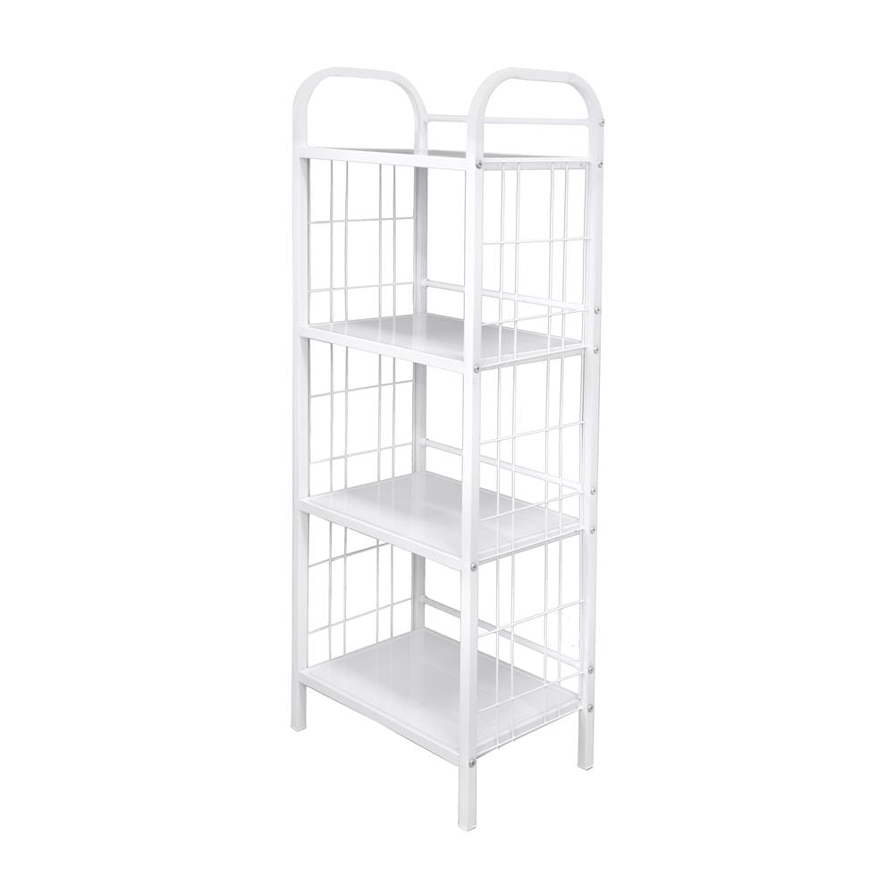 ชั้นวางของ 4 ชั้น STACKO AMAS 44x30.5x124 ซม. สีขาว