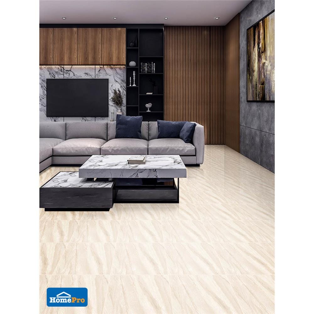 กระเบื้องพื้น 40x40 ซม. TARA รอยัลมาร์เบิ้ล เบจ 0.96M2
