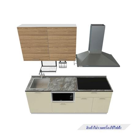 ครัวไม้สำเร็จ STARMARK CONTE 211H_L 211 ซม._2