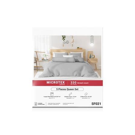 ชุดผ้าปูที่นอน 5 ฟุต 5 ชิ้น FROLINA MICROTEX SF021_3