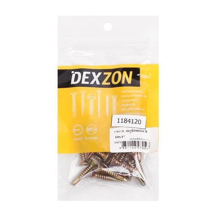 สกรูปลายสว่าน TF DEXZON 10x1 นิ้ว 25 ชิ้น_1