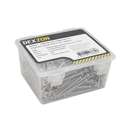 สกรูเกลียวปล่อย TP DEXZON 7X2 นิ้ว 250 ตัว_1