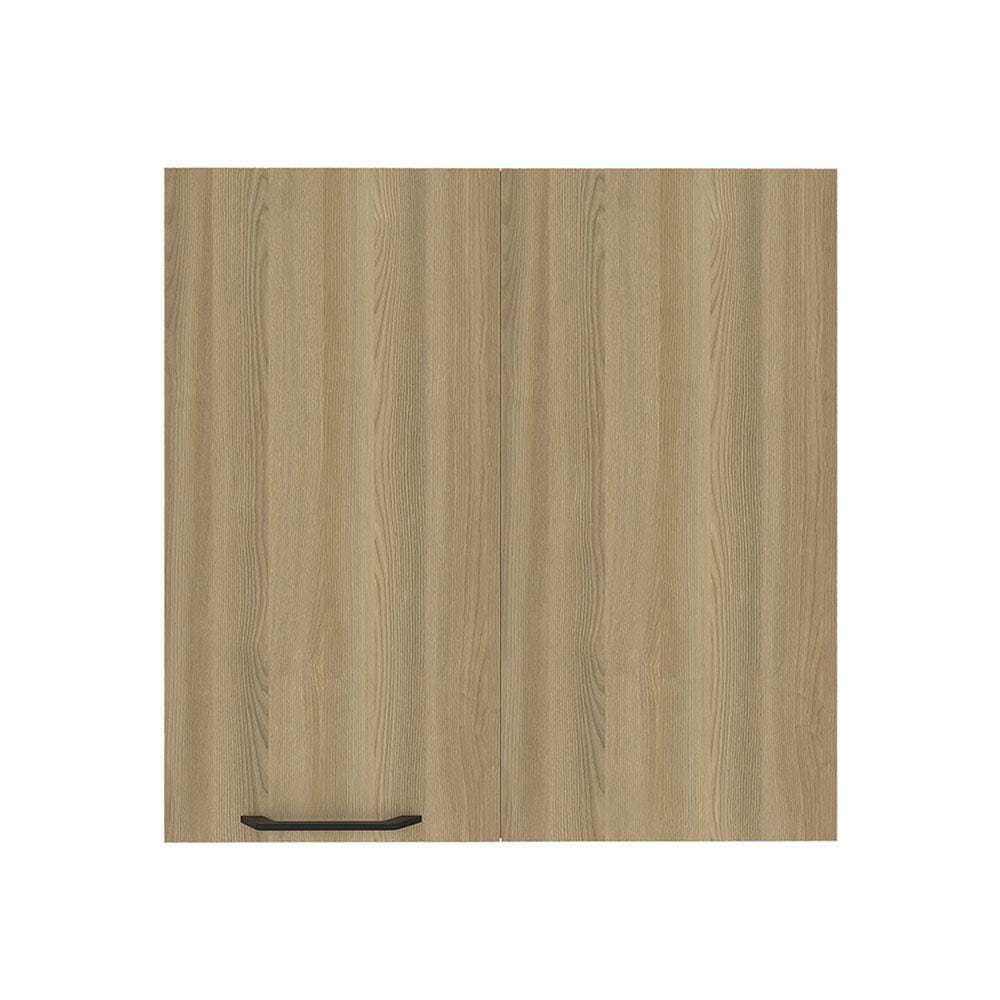 ตู้เข้ามุมขวา PARAZZO ENZO 80x80 ซม. มือจับดำ สีเนเชอรัลโอ๊ก
