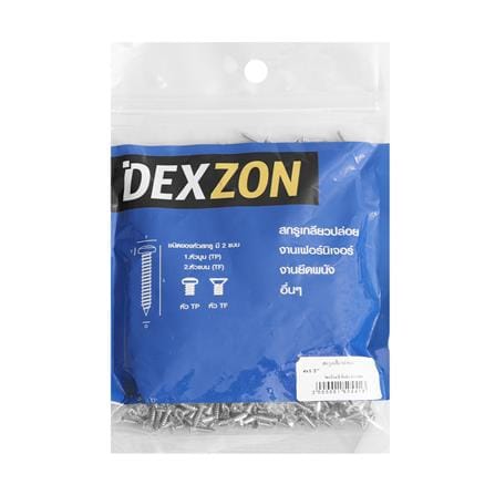 สกรูเกลียวปล่อย TF DEXZON 4X1/2 นิ้ว 1000 ตัว_1