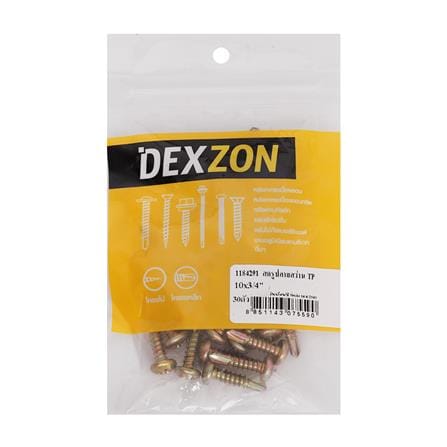 สกรูปลายสว่าน TP DEXZON 10x3/4 นิ้ว 30 ชิ้น_1