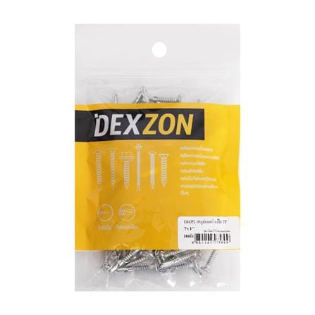 สกรูยึดไม้ฝามีปีก TF DEXZON 7X1 นิ้ว แพ็ก 100 ชิ้น_1