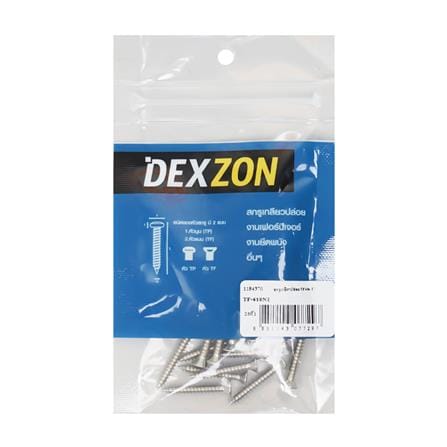 สกรูเกลียวปล่อย TF DEXZON 6X1 นิ้ว 25 ตัว_1