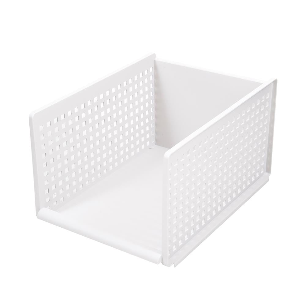 กล่องซ้อนได้ STACKO MAIE 34x45x25.3 ซม. สีขาว