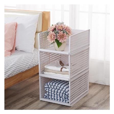 กล่องซ้อนได้ STACKO MAIE 34x45x25.3 ซม. สีขาว_5
