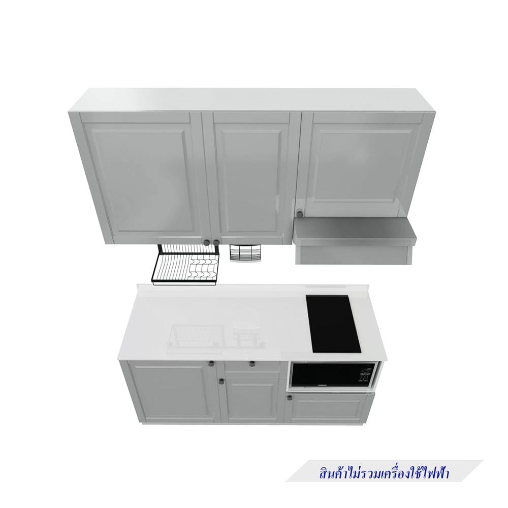 ครัวไม้สำเร็จ STARMARK ALICE 166_L_NS 166 ซม.