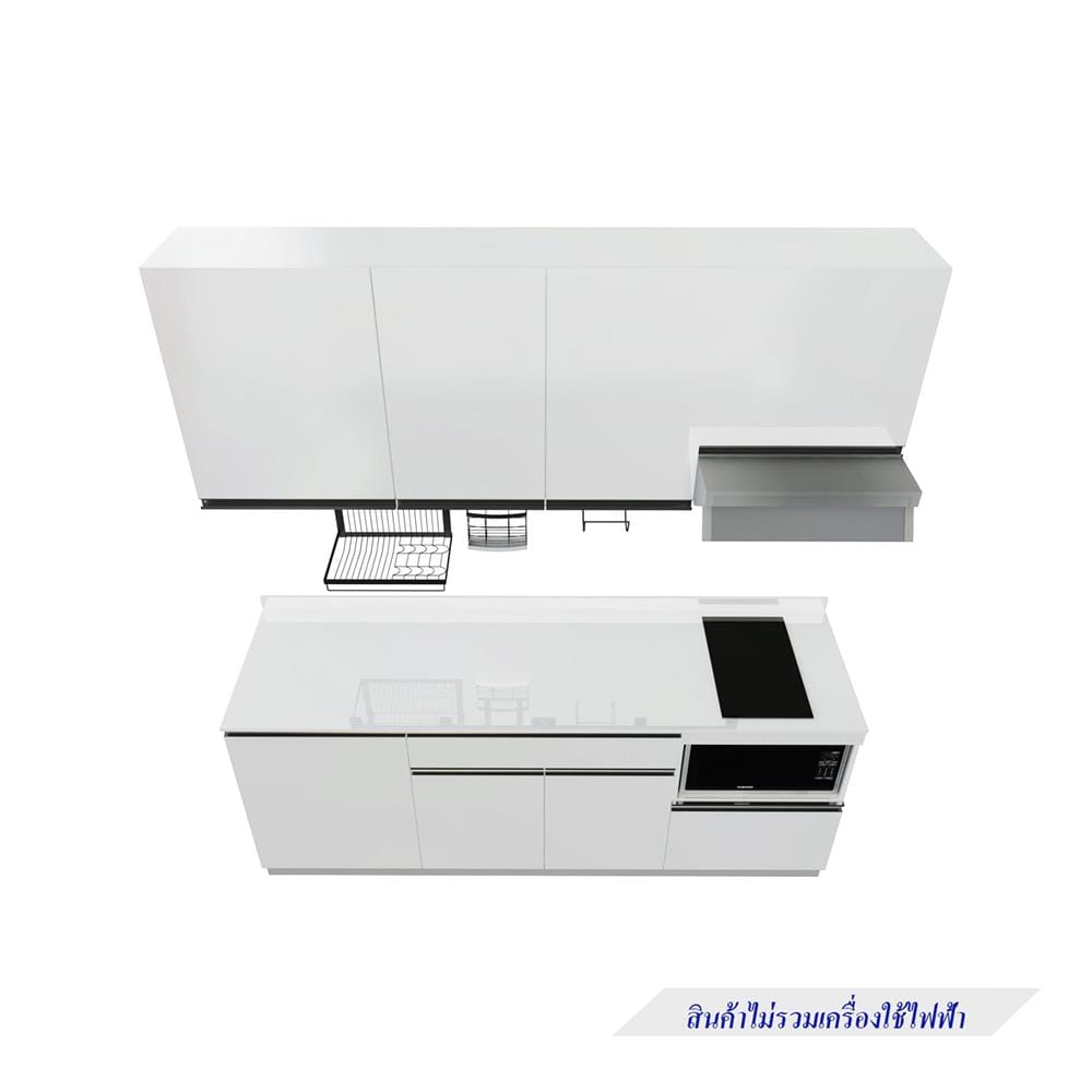 ครัวไม้สำเร็จ STARMARK BLANCE 211_L_NS 211 ซม.