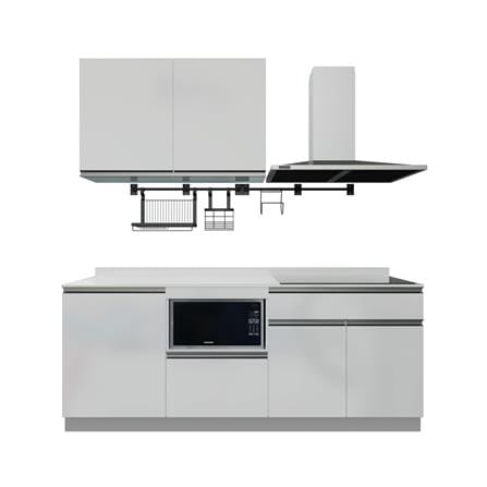ครัวไม้สำเร็จ STARMARK BLANCE 211H_L_NS 211 ซม.