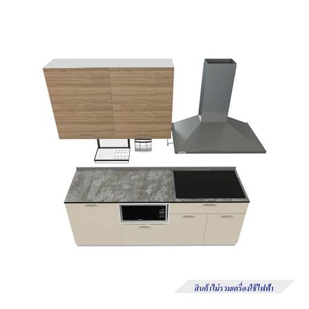 ครัวไม้สำเร็จ STARMARK CONTE 211H_L_NS 211 ซม._1