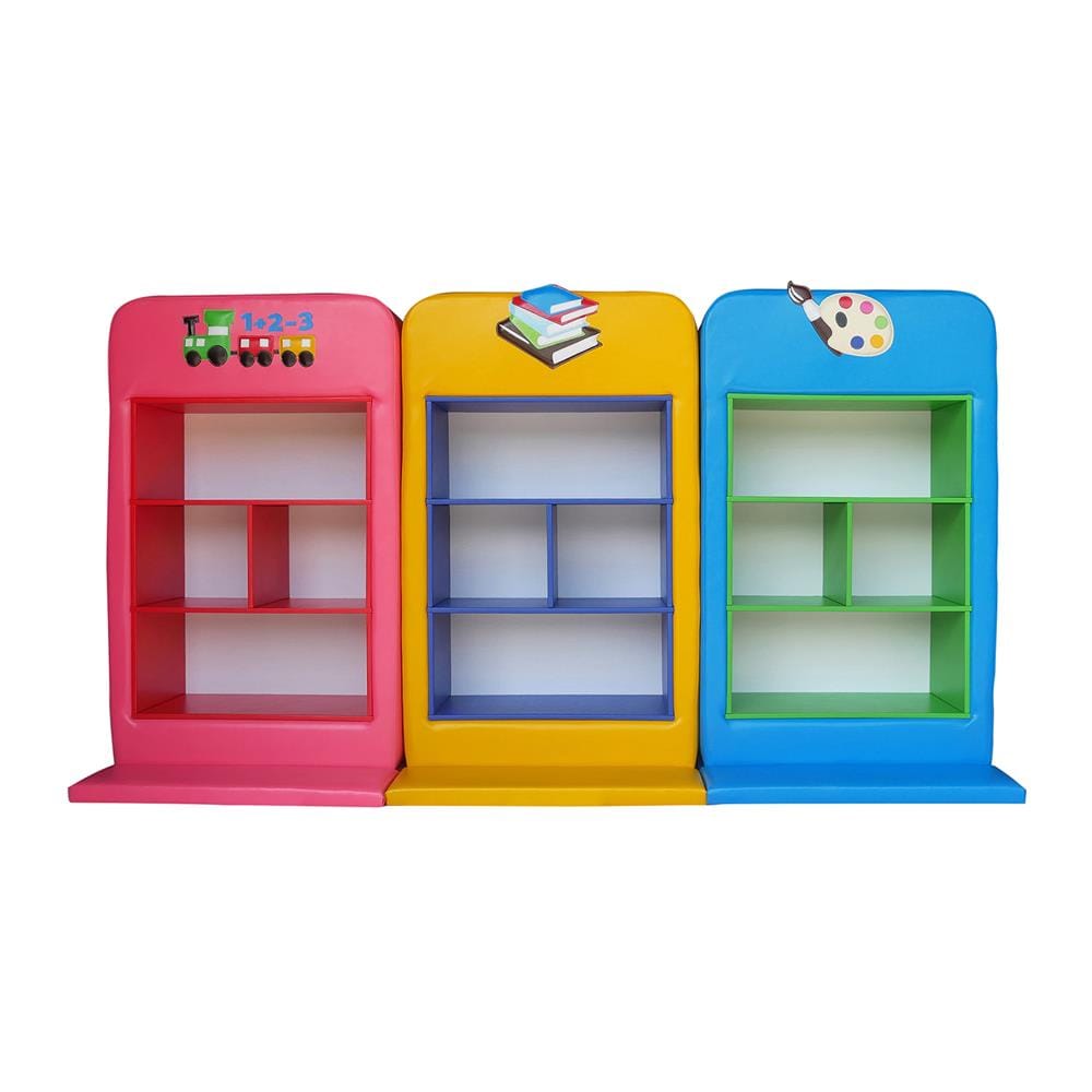 ชั้นวางของเด็ก PLAYSANOOK BOOK สีฟ้า