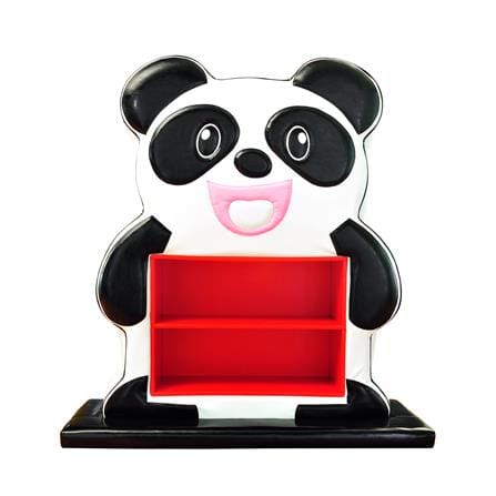 ชั้นวางของเด็ก PLAYSANOOK PANDA สีขาว/ดำ