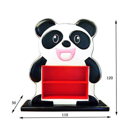ชั้นวางของเด็ก PLAYSANOOK PANDA สีขาว/ดำ_2