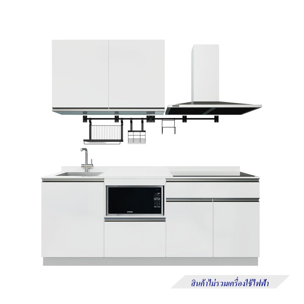 ครัวไม้สำเร็จ STARMARK BLANCE 211H_L 211 ซม.