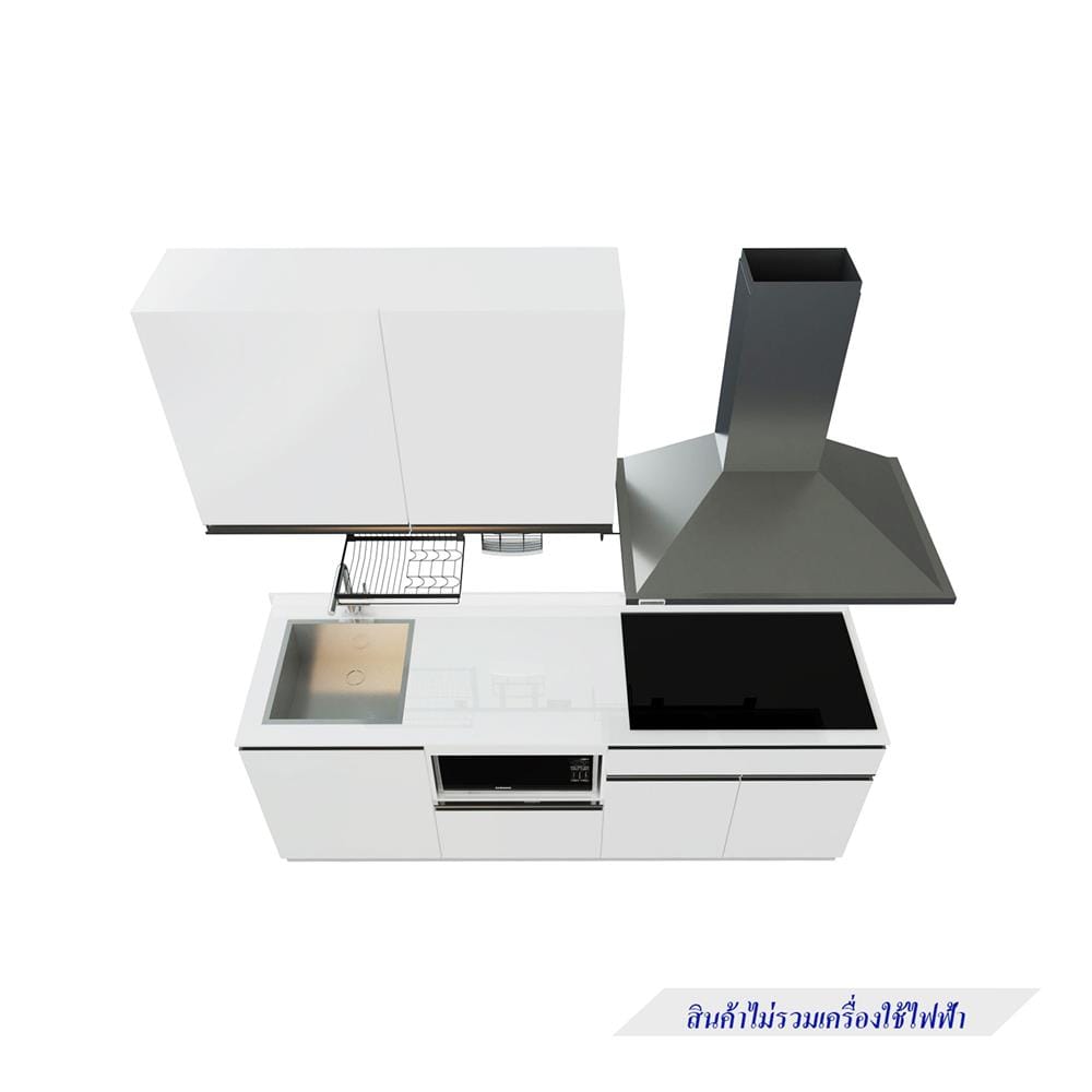 ครัวไม้สำเร็จ STARMARK BLANCE 211H_L 211 ซม.
