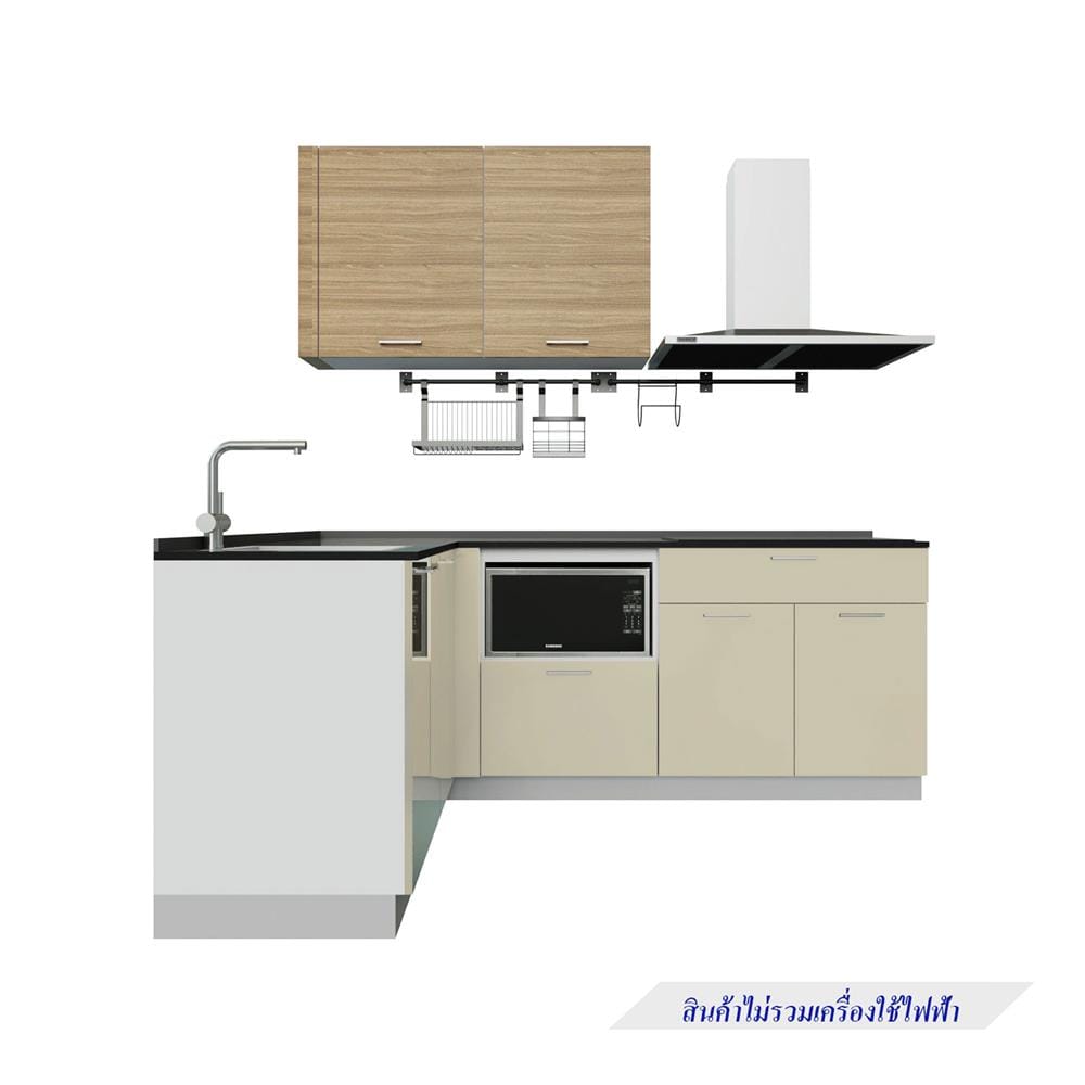 ครัวไม้สำเร็จ STARMARK CONTE L220H_L 220 ซม.
