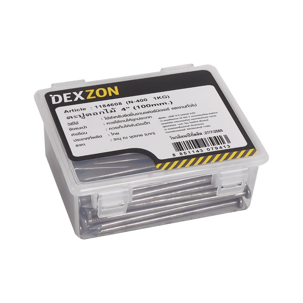 ตะปูตอกไม้ DEXZON 4 นิ้ว 1 กก.
