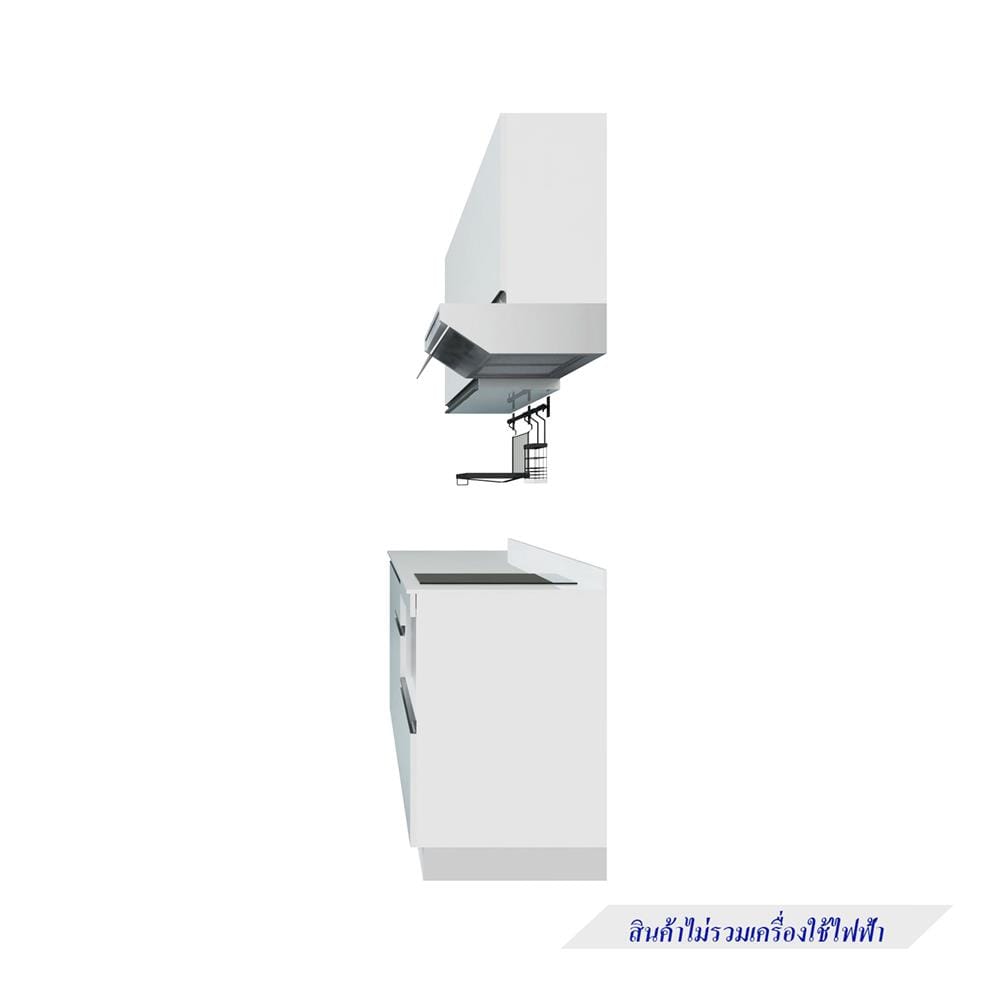 ครัวไม้สำเร็จ STARMARK BLANCE 166_L_NS 166 ซม.