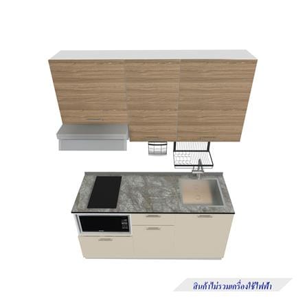 ครัวไม้สำเร็จ STARMARK CONTE 166_R 166 ซม._1