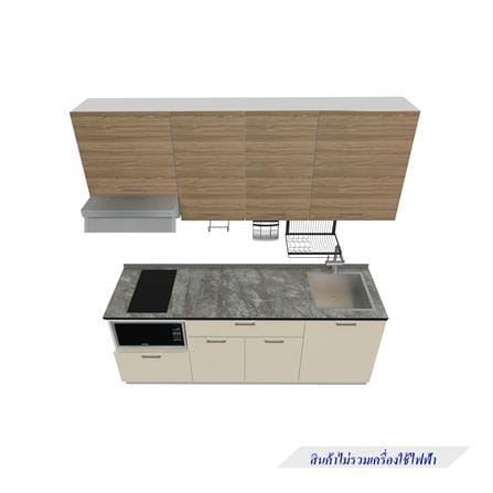 ครัวไม้สำเร็จ STARMARK CONTE 211_R 211 ซม._1