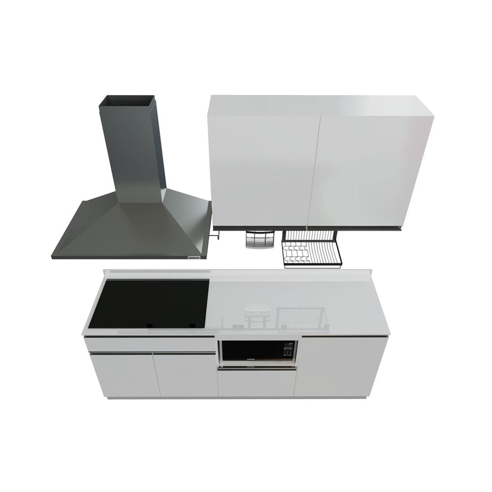 ครัวไม้สำเร็จ STARMARK BLANCE 211H_R_NS 211 ซม.