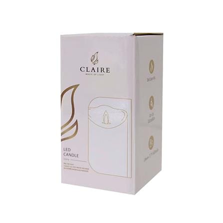 เทียน LED CLAIRE WAX REMOTE RECHARGE DIM 6 นิ้ว 0.3 วัตต์ WARMWHITE สีขาว_6