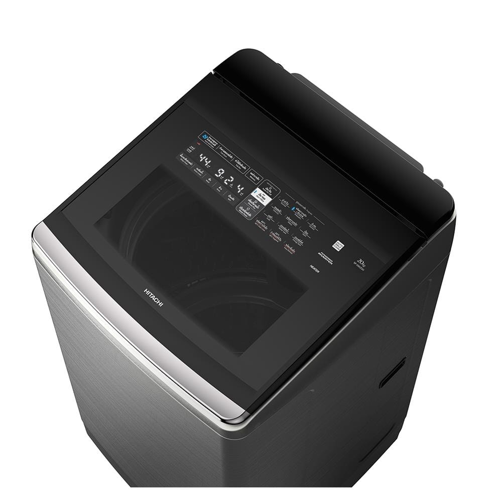 เครื่องซักผ้าฝาบน HITACHI SF-200ZGV SS 20 กก. อินเวอร์เตอร์