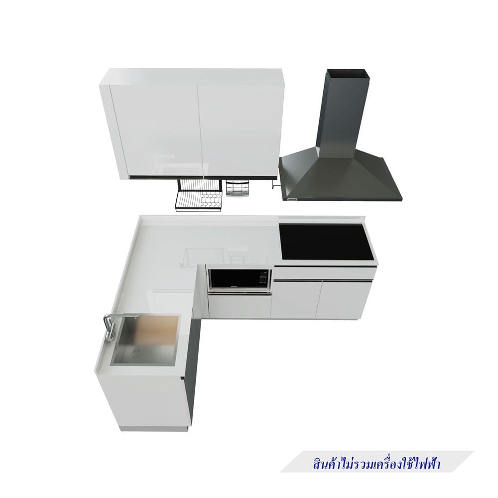ครัวไม้สำเร็จ STARMARK BLANCE L220H_L 220 ซม.