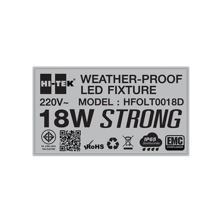 รางนีออนกันฝน LED HI-TEK STRONG HFOLT0018D 18 วัตต์ DAYLIGHT IP65_7