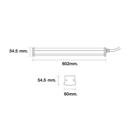 รางนีออนกันฝน LED HI-TEK STRONG HFOLT0018D 18 วัตต์ DAYLIGHT IP65_5