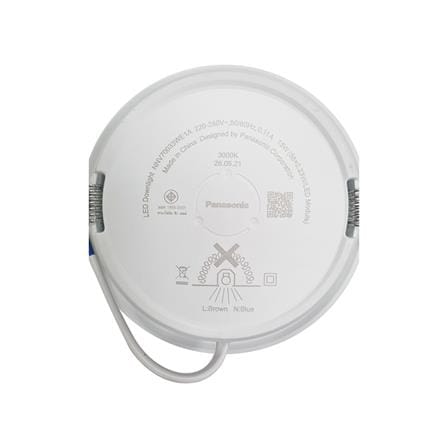 ดาวน์ไลท์ LED PANASONIC NNV70033WE1A 4.9 นิ้ว 15 วัตต์ WARM WHITE สีขาว_3