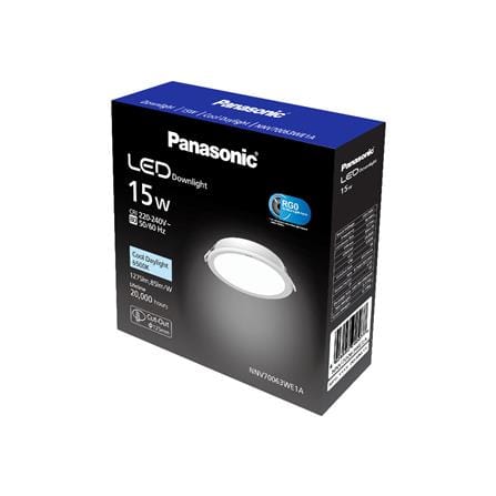 ดาวน์ไลท์ LED PANASONIC NNV70063WE1A 4.9 นิ้ว 15 วัตต์ DAYLIGHT สีขาว_5