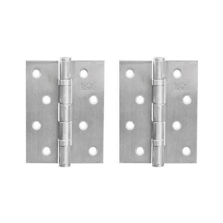 บานพับ 4x3 นิ้ว x 2 มม. ISON 222413 สีสเตนเลส (แพ็...