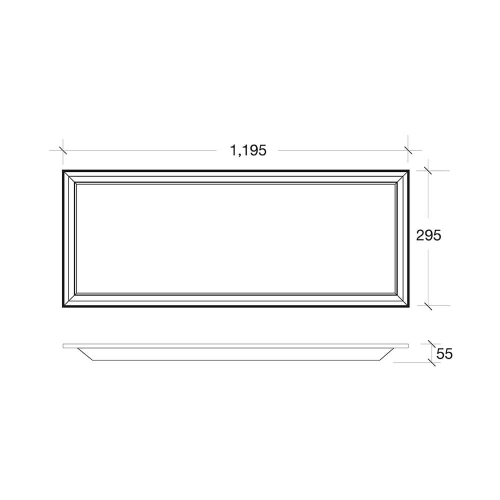 โคมฝังฝ้า LED HI-TEK PANEL HFILE03145 30x120 ซม. 45 วัตต์ DAYLIGHT/COOLWHITE/WARMWHITE