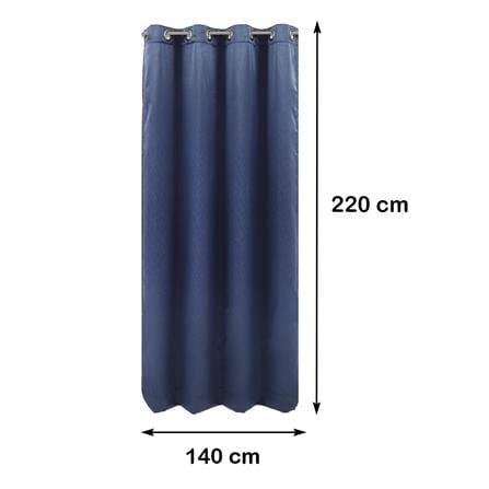 ผ้าม่าน EYELET HOME LIVING STYLE BAMFORD UV 140X220 ซม. สีน้ำเงิน_8