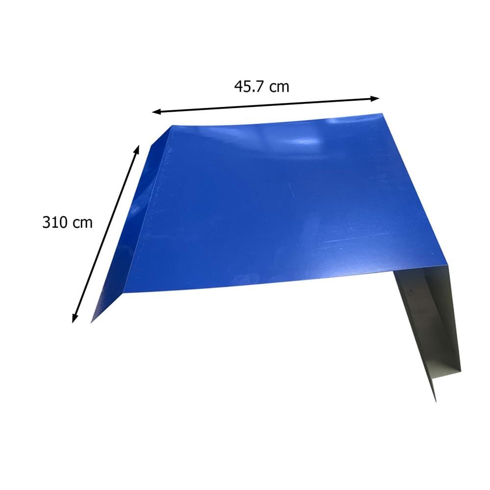 ครอบต่อผนังปูน เมทัลชีท SUNSHIELD G457 3.10 เมตร สีน้ำเงิน
